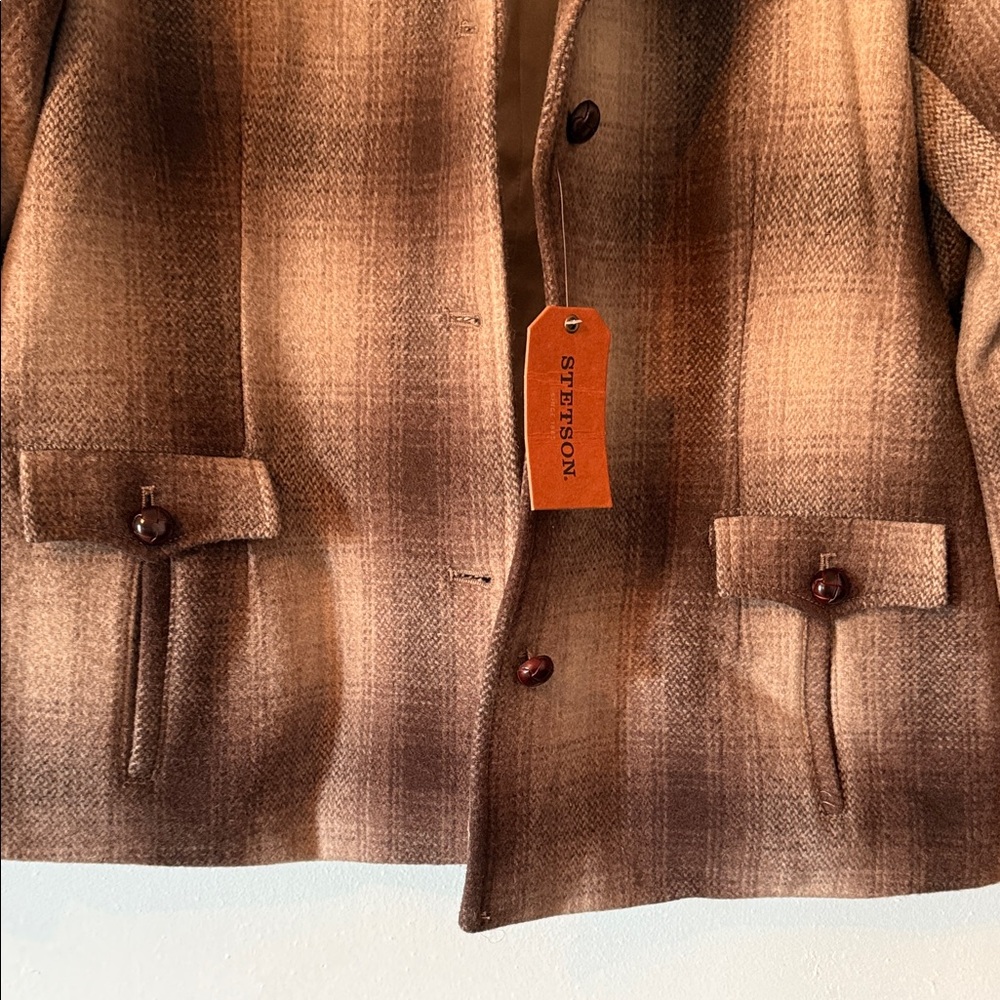 Stetson Women’s Brown Gradient Wool Jacket - Picture 2 of 8
